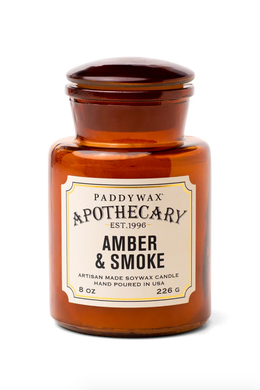 Apothecary Candle, Amber + Smoke