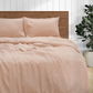 Linen Bedding, Blush