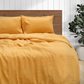 Linen Bedding, Honey