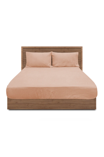 Linen Bedding, Blush