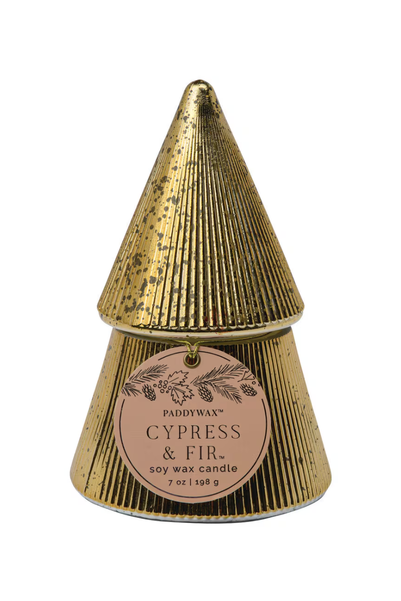 Cypress + Fir Mercury Stack Tree, Gold