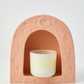 Luna Wall Shelf, Clay