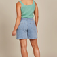 Margot Denim Shorts, Stellar