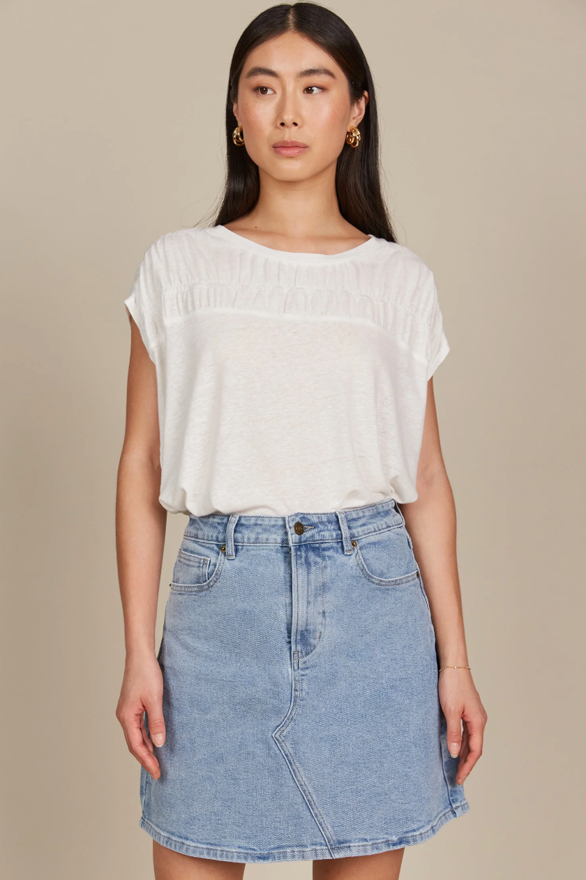 Margot Denim Skirt, Stellar