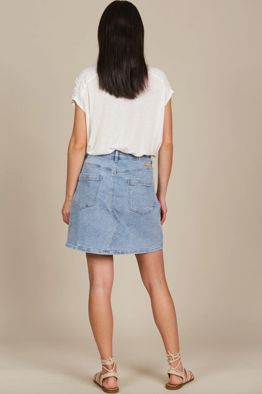 Margot Denim Skirt, Stellar