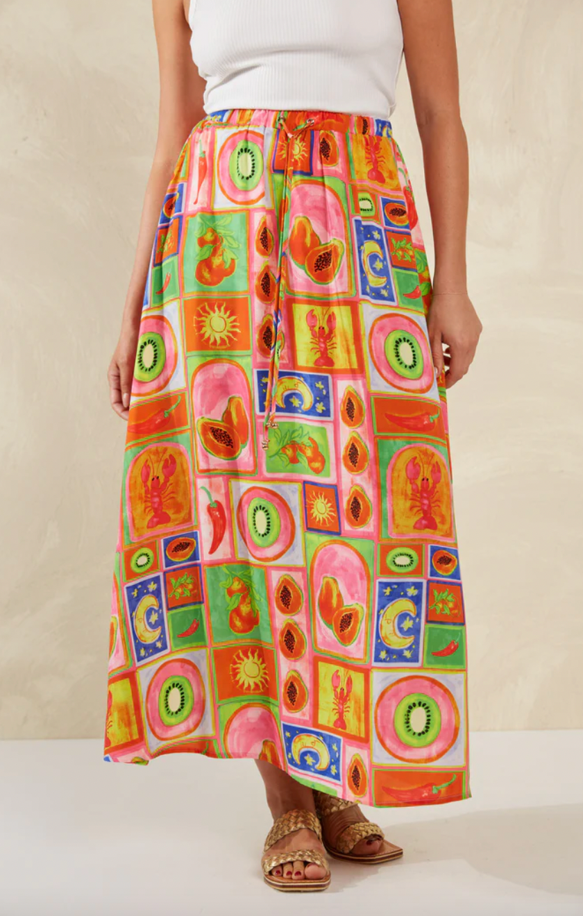 Portofino Maxi Skirt, Spritz