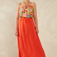 Portofino Maxi Skirt, Aperol