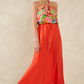 Portofino Maxi Skirt, Aperol