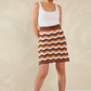 Amalfi Knit Skirt, Tiramisu