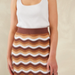 Amalfi Knit Skirt, Tiramisu