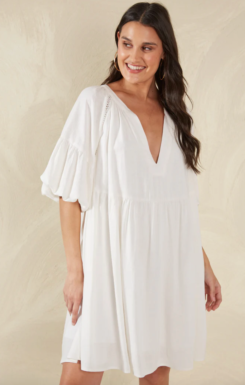 Florence Dress, Bianco