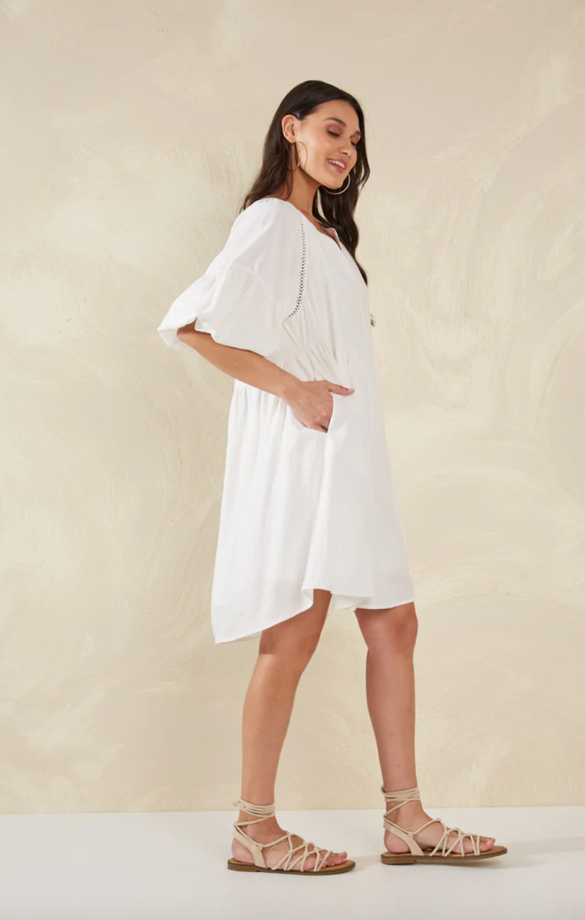 Florence Dress, Bianco