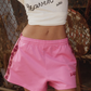 The Raving Hearts Mini Shorts, Pink