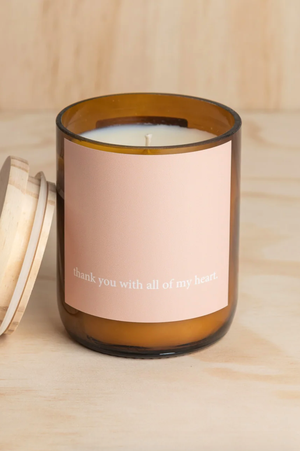 Heartfelt Thank You Candle