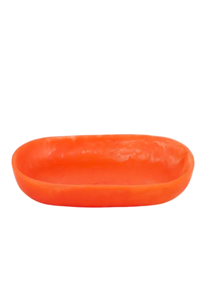 Kip Oval Tray, Tomato