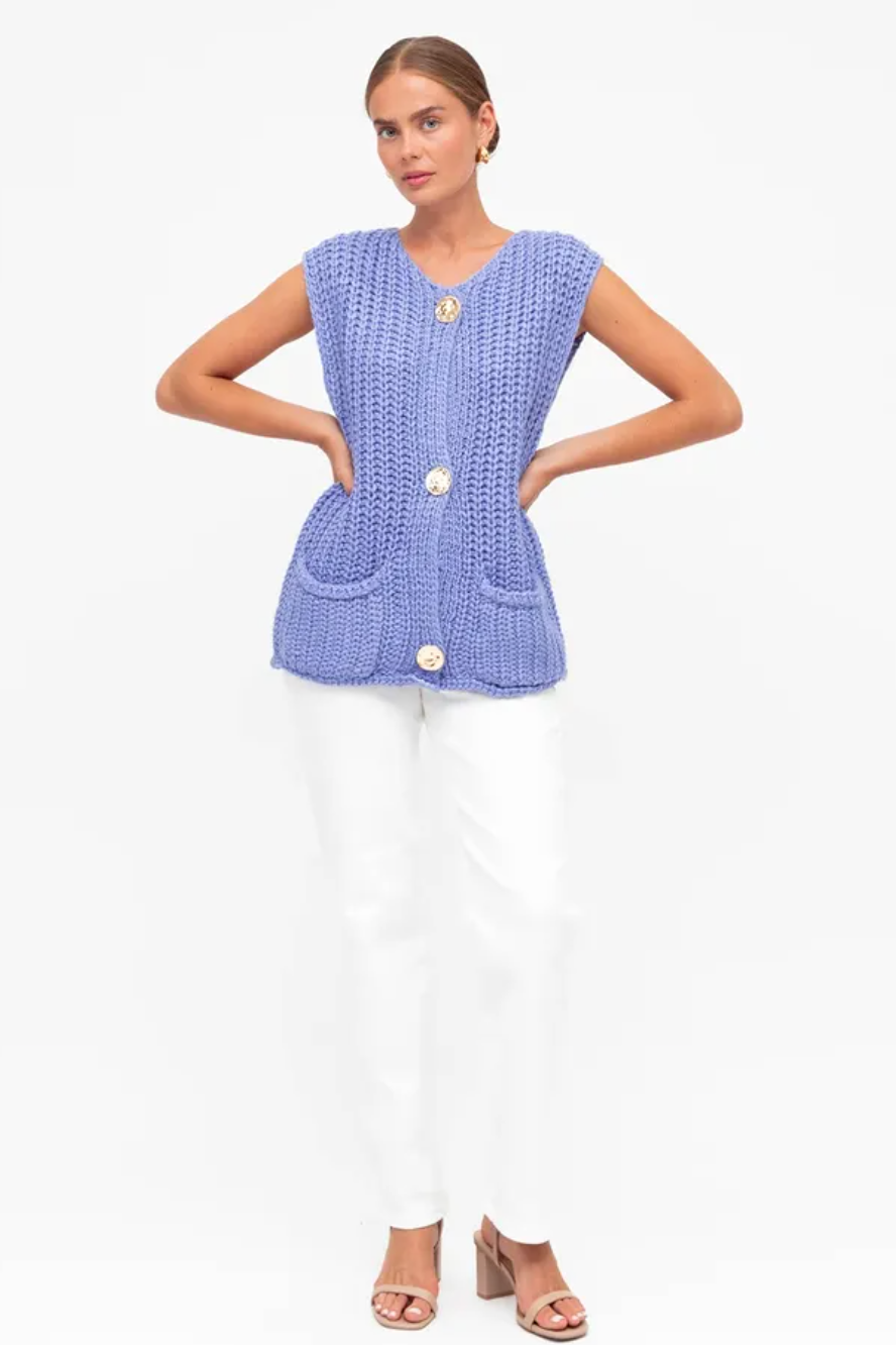 Gigi Knit, Cornflower