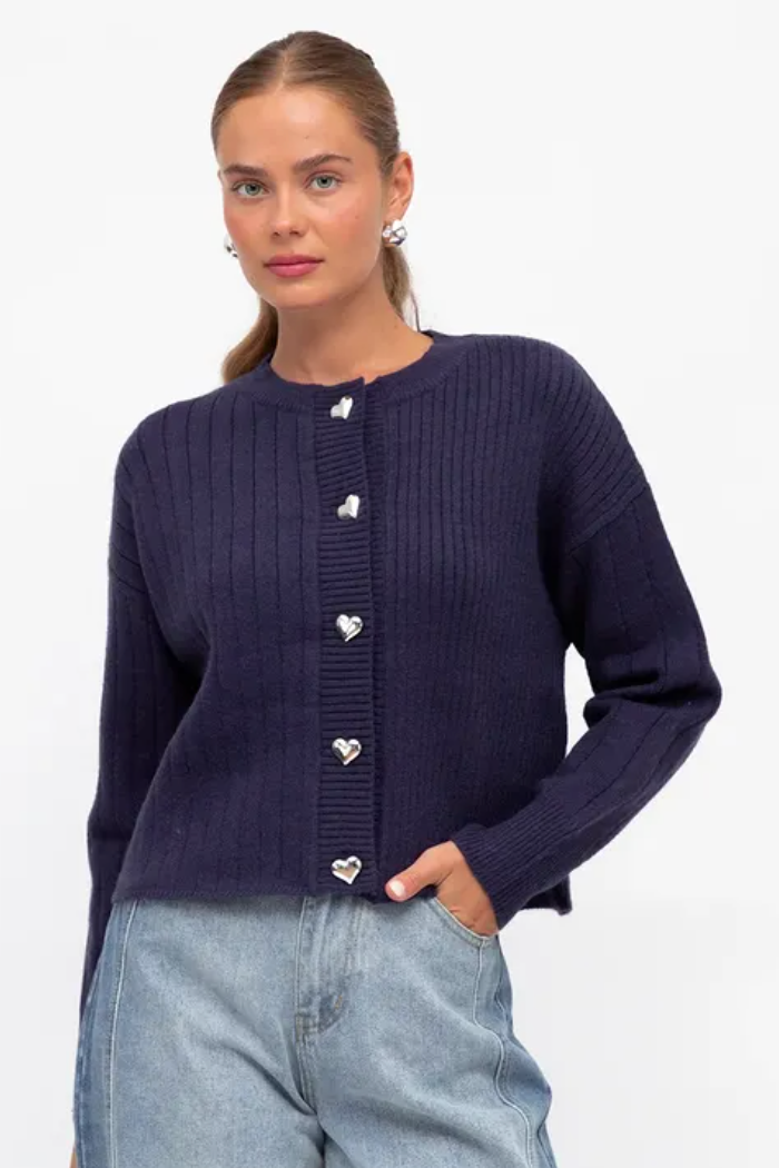 Amore Cardigan, Navy