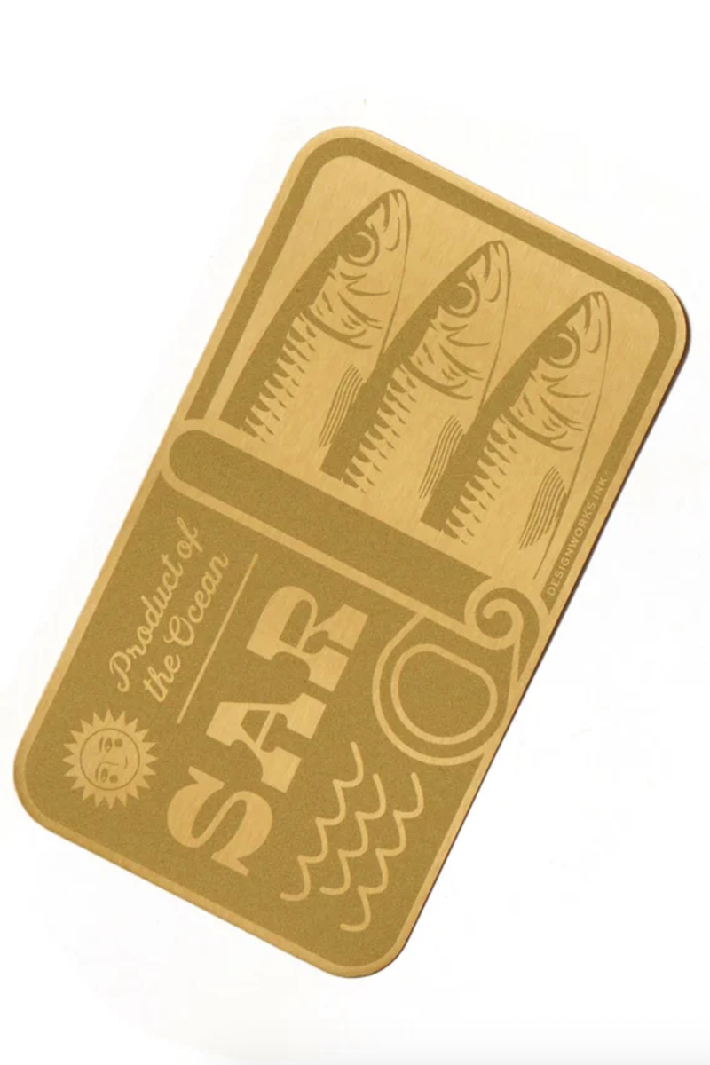 Brass Bookmark, Sardines