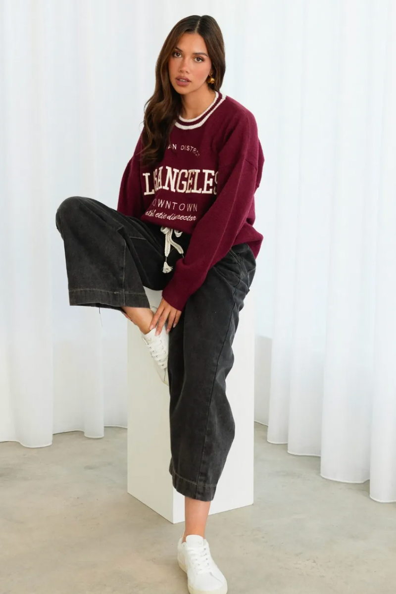 Los Angeles Sweat, Burgandy