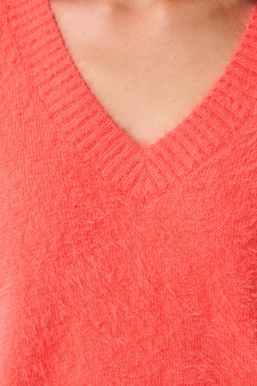 Emmie Knit Sweater, Mandarin