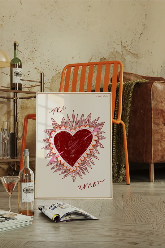 Mi Amor Art Print