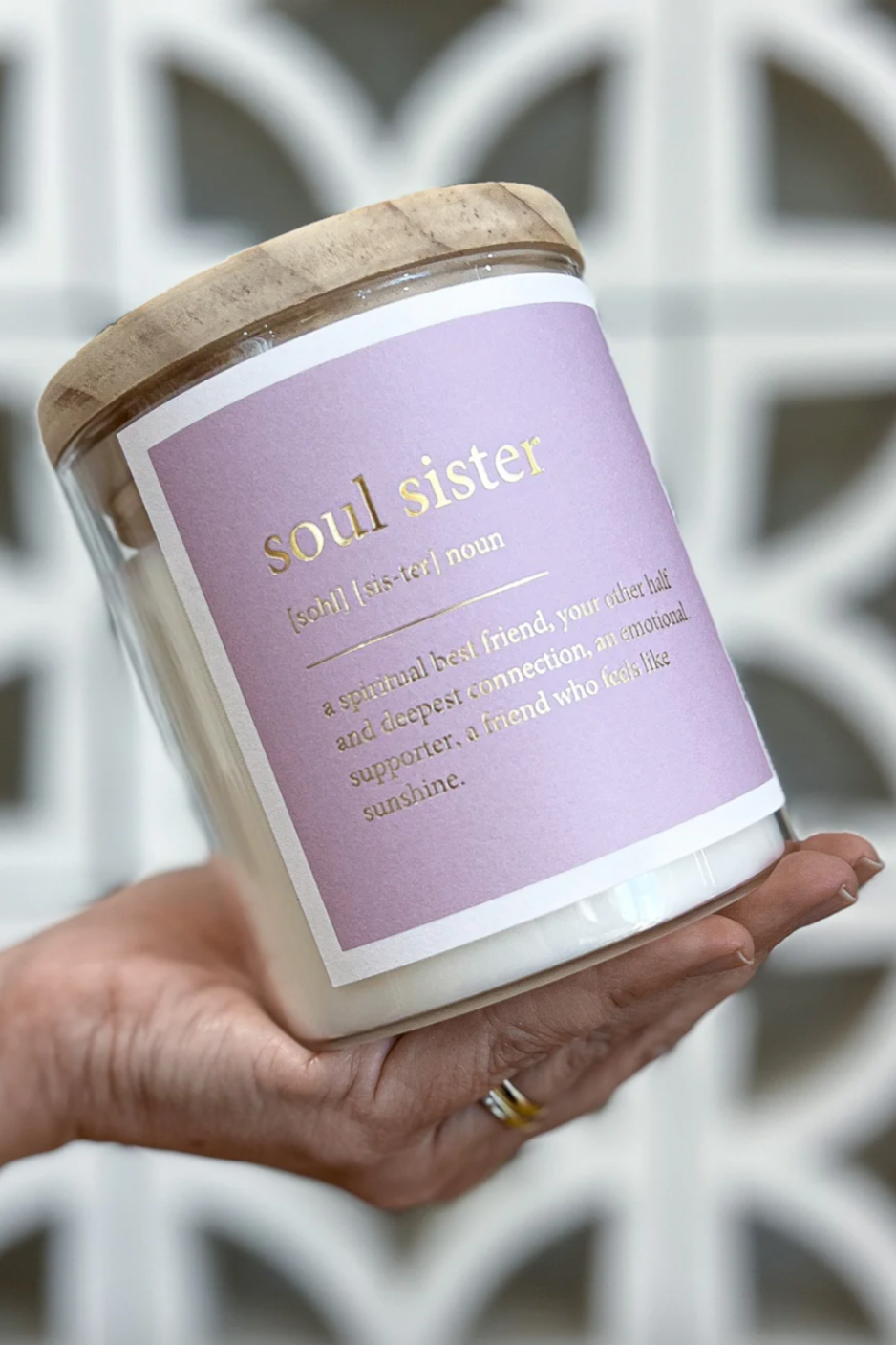 Soul Sister Goldie Candle