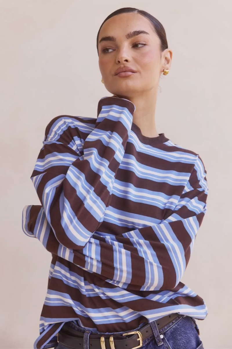 Lionel Stripe Long Sleeve Tee