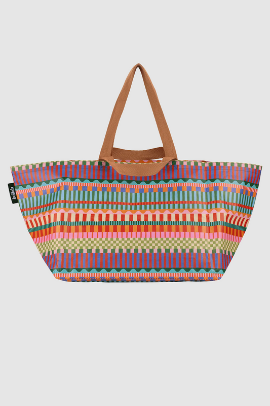Beach Bag, Blocks + Stripes