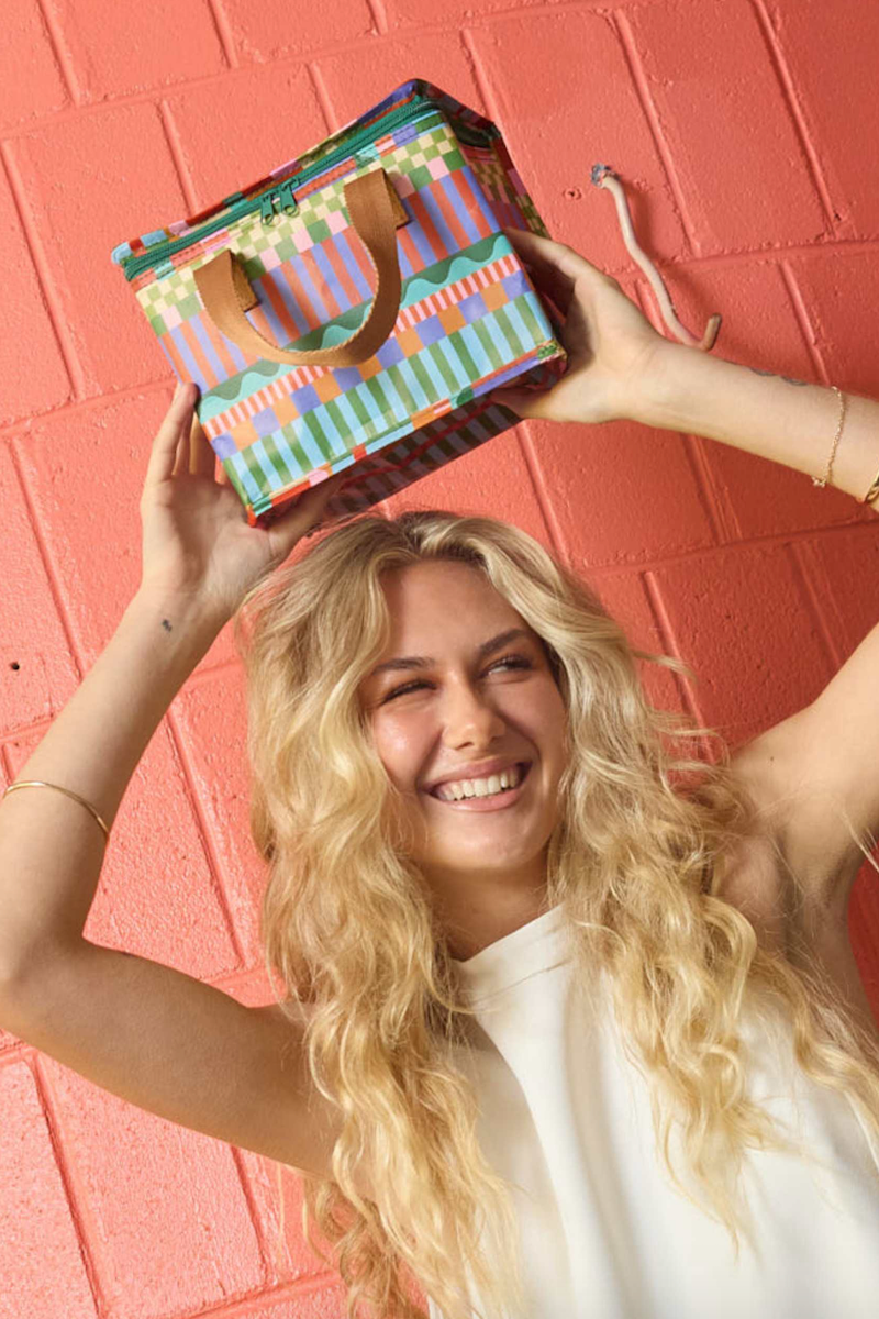 Lunch Box, Blocks + Stripes