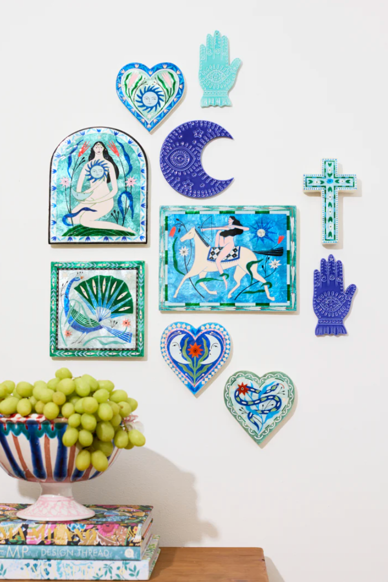 Fable Horseback Blue Rectangle