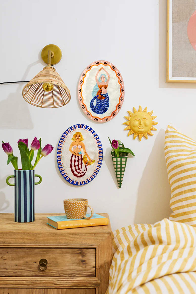 Mermaid Pearl Fan Tile