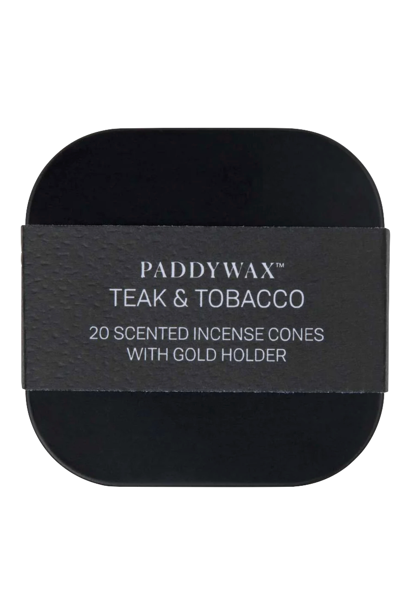 Cubed Incense Tin, Black