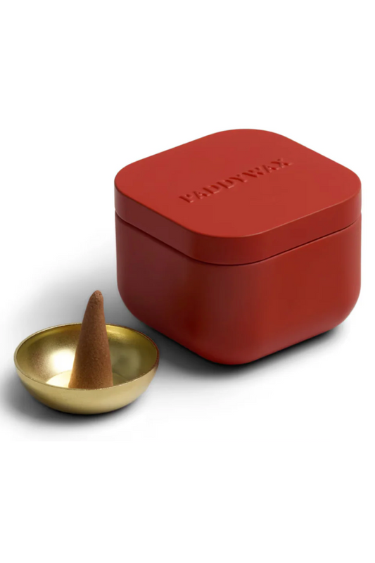 Cubed Incense Tin, Poppy