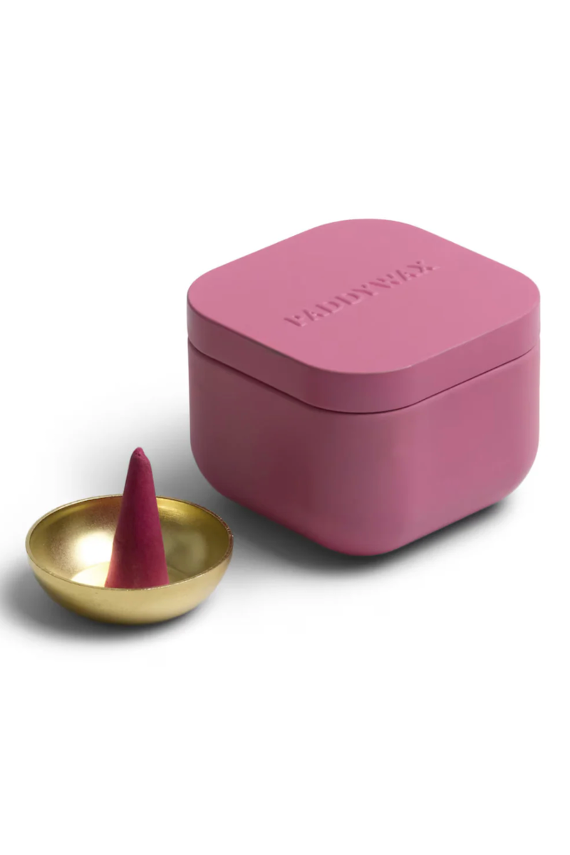 Cubed Incense Tin, Pink