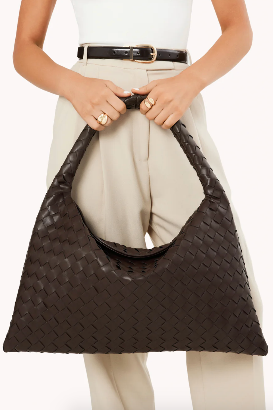 Kami Shoulder Bag, Chocolate