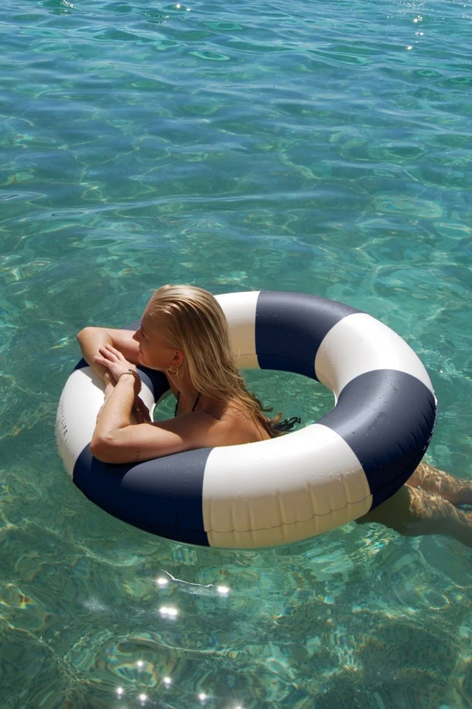 Slim Pool Ring, Navy