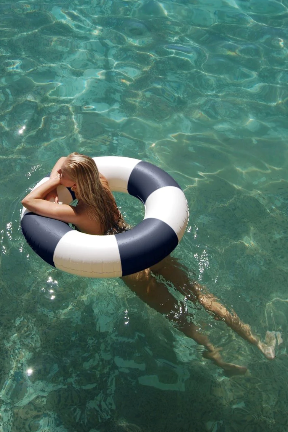 Slim Pool Ring, Navy