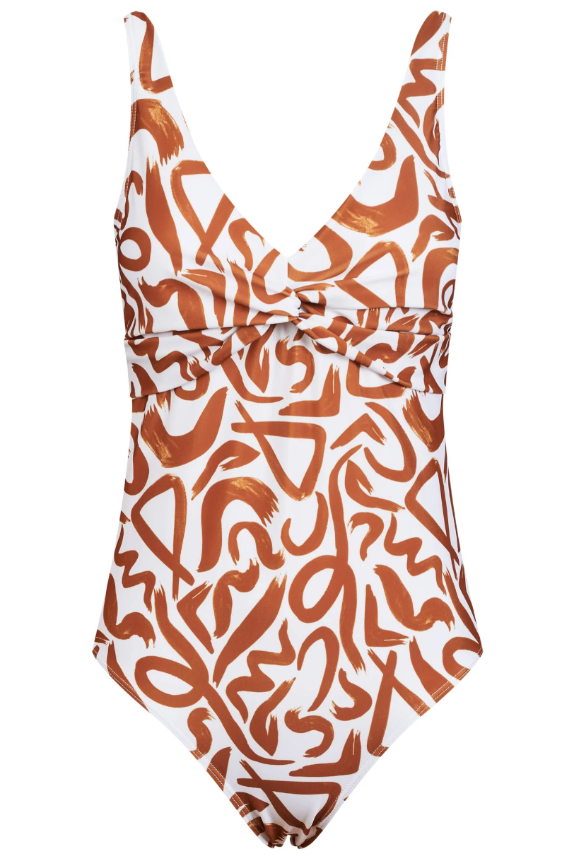 Bahama Twist One Piece, Tan