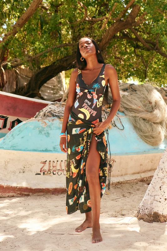 Cabana Sarong, Black