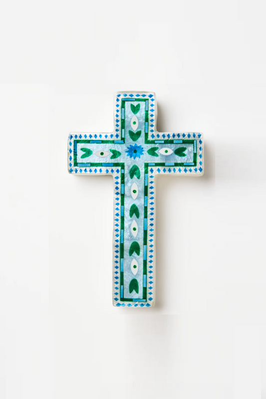 Fable Blue Small Cross
