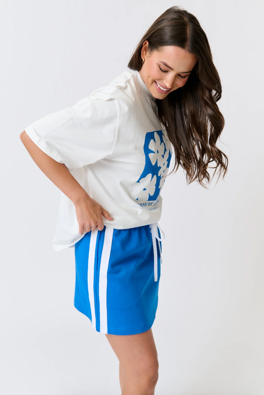 Milana Mini Skirt, Cobalt