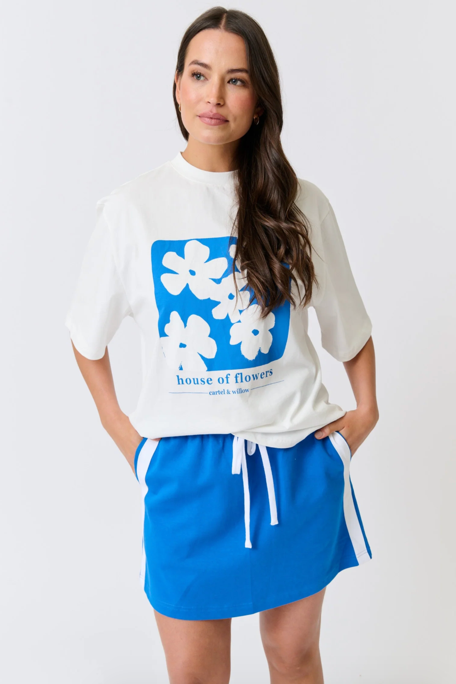 Milana Mini Skirt, Cobalt