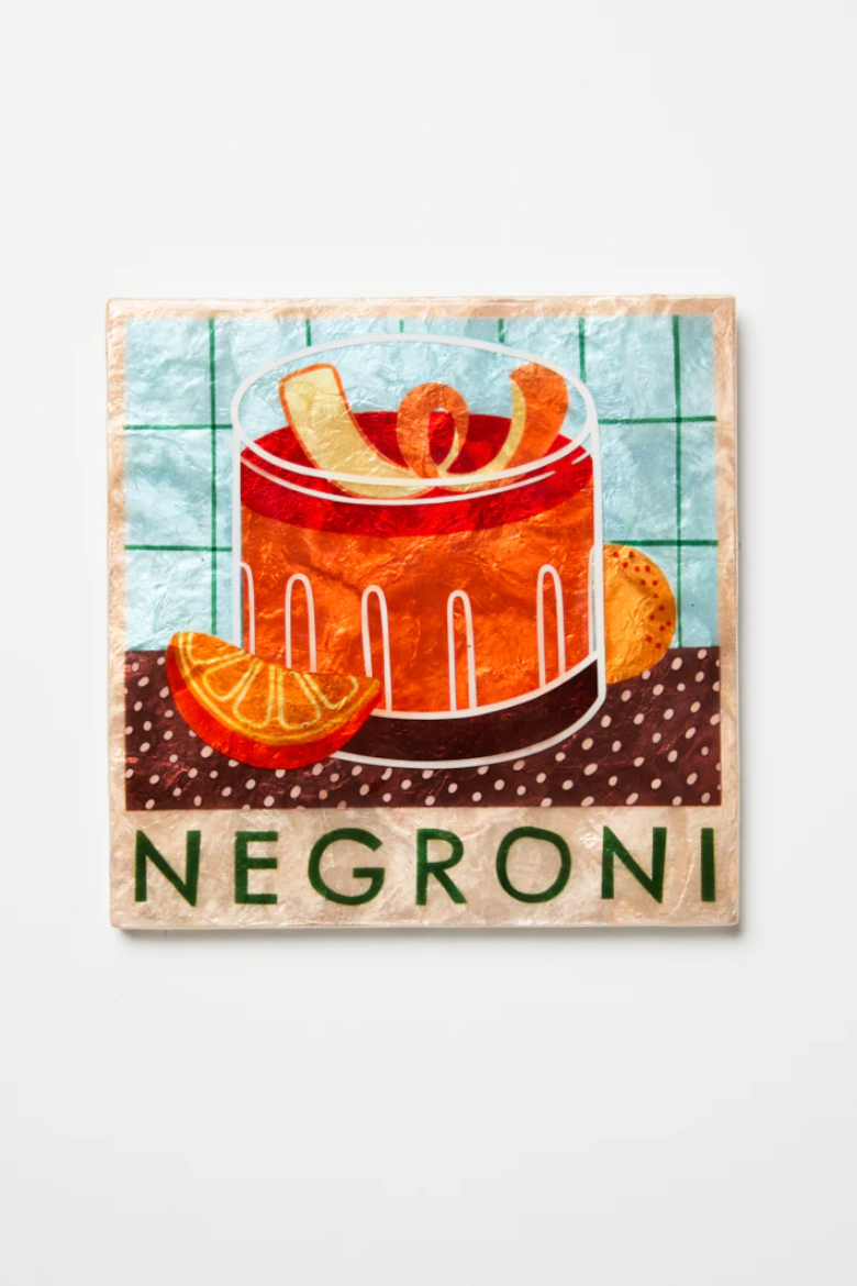 Happy Hour Negroni Tile