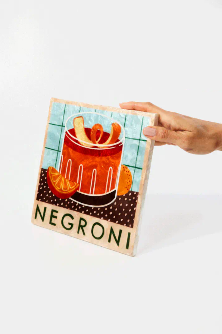 Happy Hour Negroni Tile