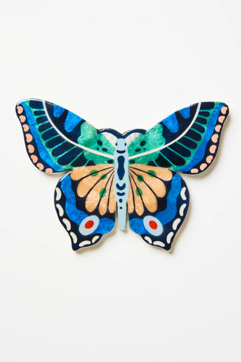 Canopy Butterly Blue Wall Art