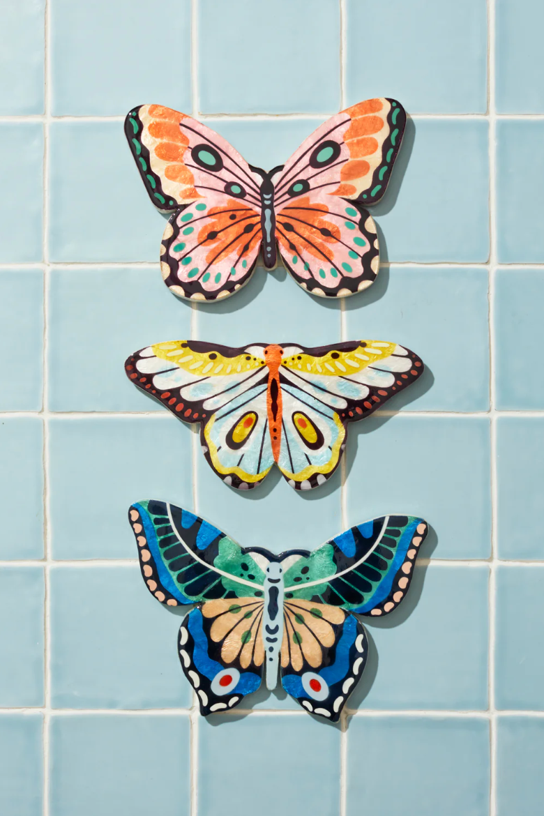 Canopy Butterly Yellow Wall Art