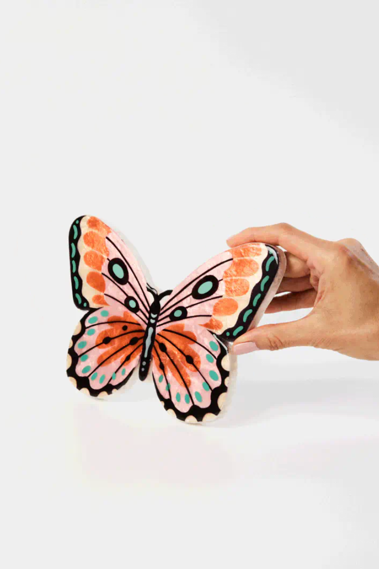 Canopy Butterly Pink Wall Art