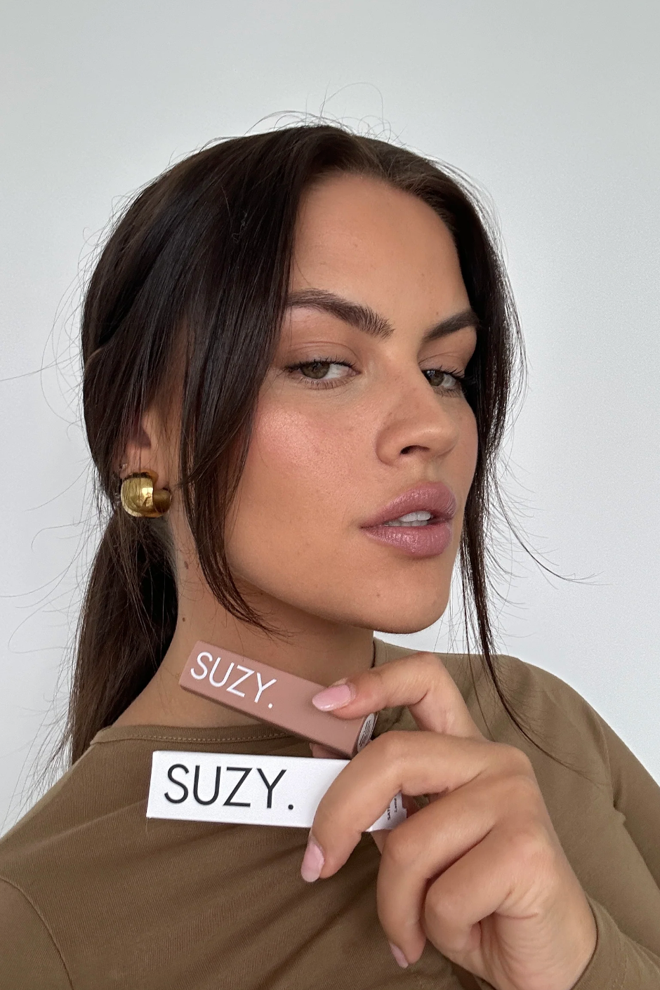 Miss Leah Baby Cocoa Lipstick, Satin