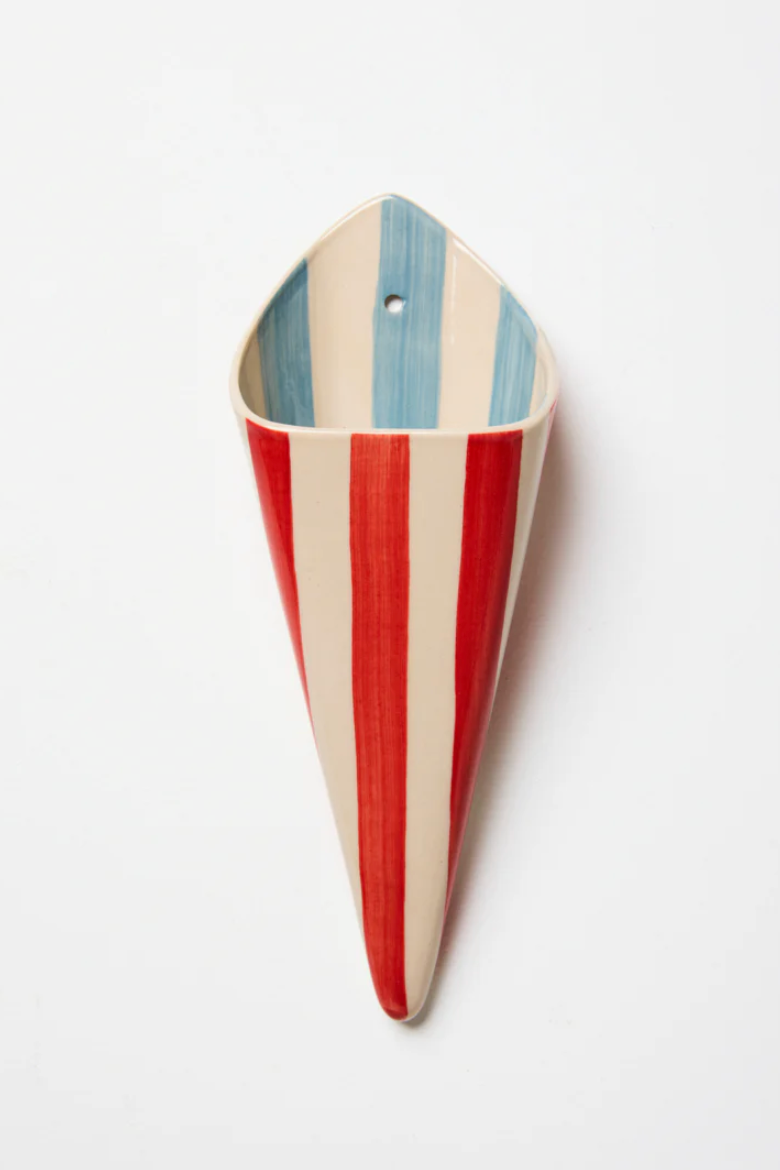 Folly Wall Vases, Stripe