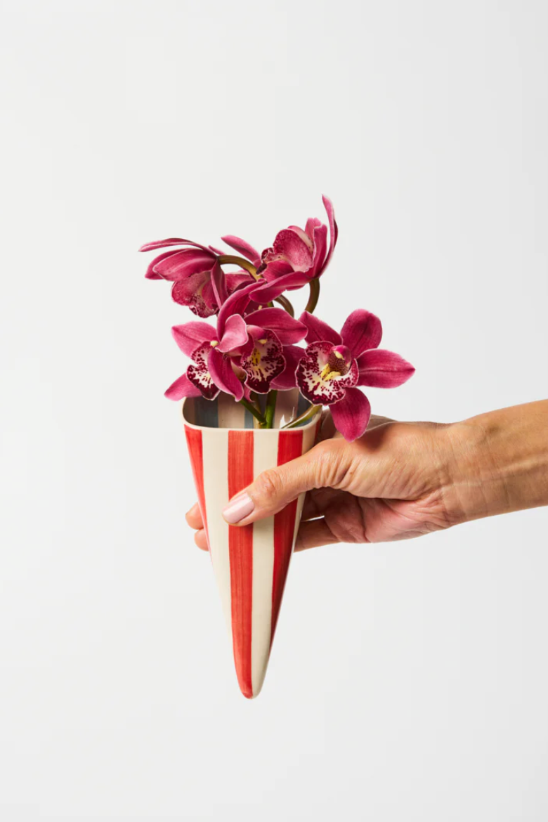 Folly Wall Vases, Stripe